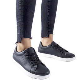 Baskets Bourassa noires le noir