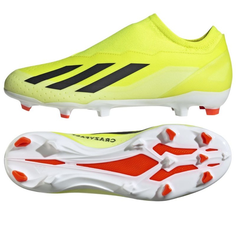 Chaussures Adidas X Crazyfast League Ll Fg M IG0622 jaune