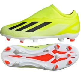 Chaussures Adidas X Crazyfast League Ll Fg Jr IF0689 jaune