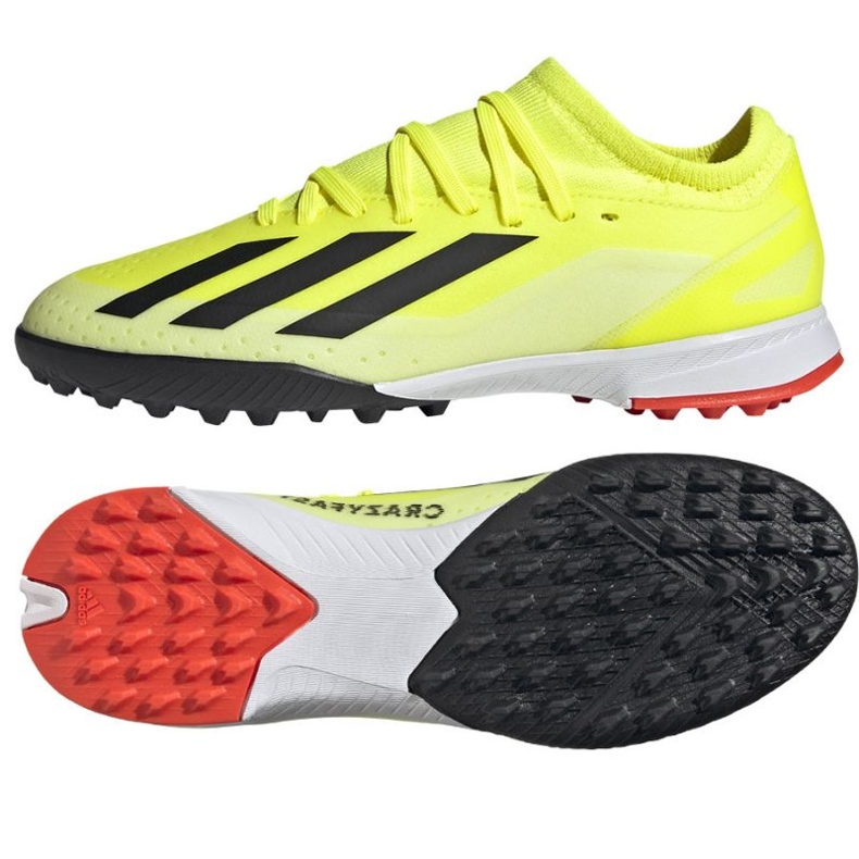Chaussures Adidas X Crazyfast League Tf Jr IF0681 jaune