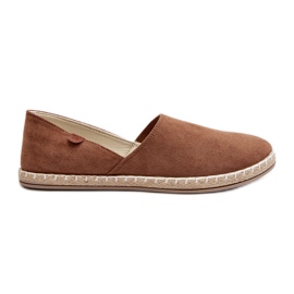 Espadrilles Femme En Daim Marron Vulcano brun
