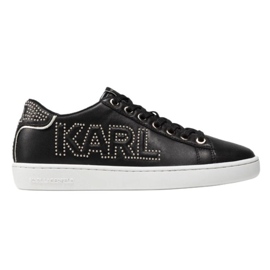 Karl Lagerfeld Chaussures Karl Lagefeld Kupsole Ii Karl Mikrostud Logo W KL61221 le noir