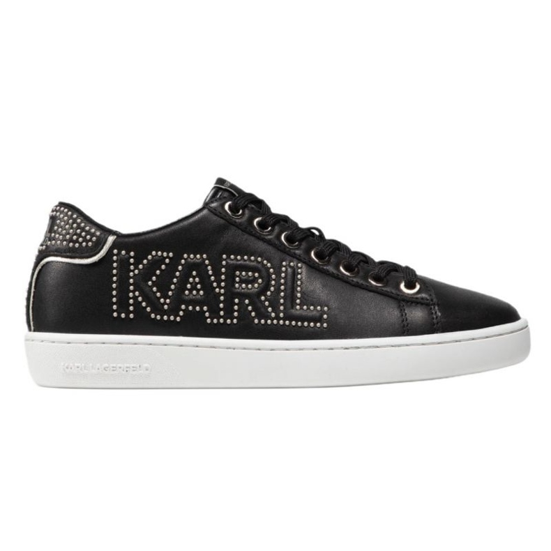 Karl Lagerfeld Chaussures Karl Lagefeld Kupsole Ii Karl Mikrostud Logo W KL61221 le noir