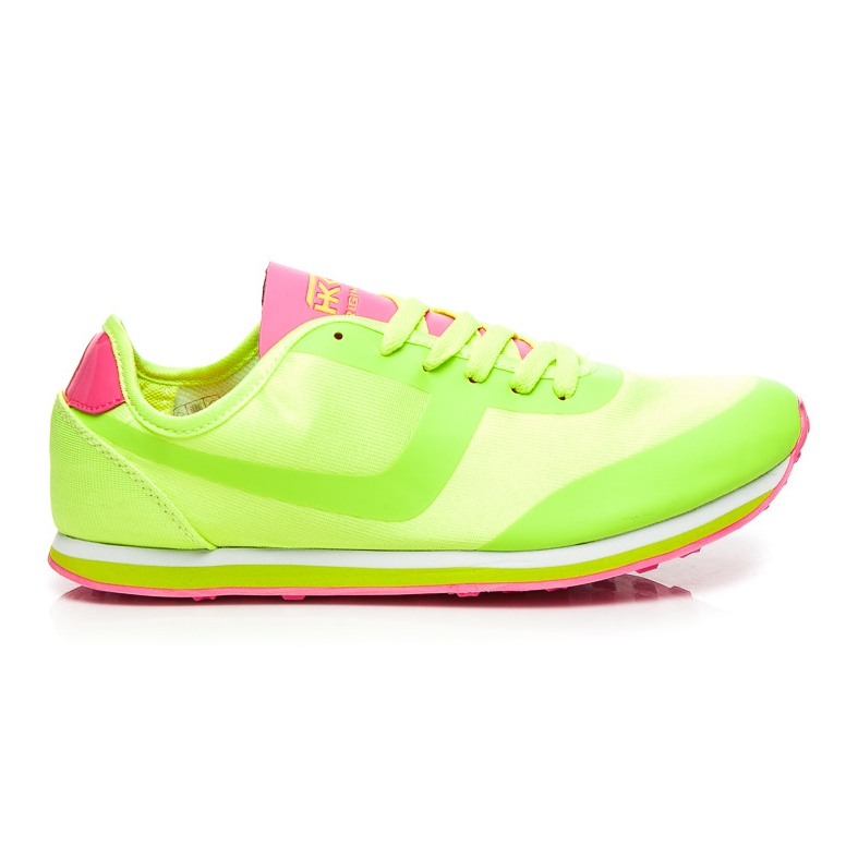 Haker Chaussures de sport bicolores vert