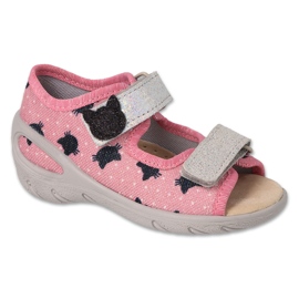 Befado chaussures pour enfants pu 063X004 rose Befado chaussures pour enfants pu 063X004 rose