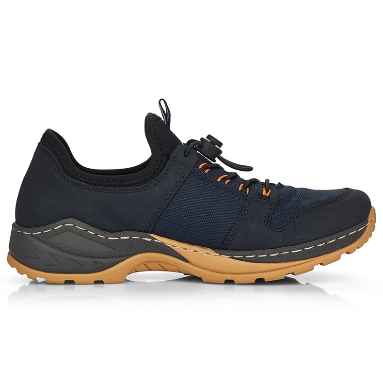 Chaussures de sport à enfiler confortables pour femmes, bleu marine, Rieker M0564-14 Chaussures de sport à enfiler confortables pour femmes, bleu marine, Rieker M0564-14