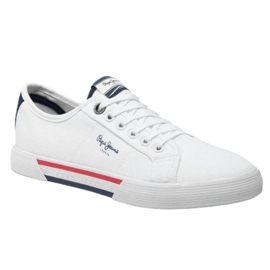 Chaussures Pepe Jeans Brady Basic M PMS30816 blanc