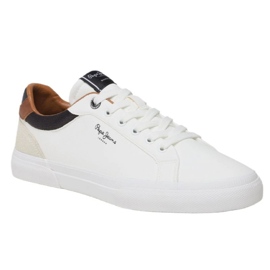 Chaussures Pepe Jeans Kenton Court M PMS30839 blanc