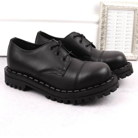 Gregor W GRE1206A bottes en cuir, noir