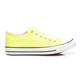 Bona Baskets basses pour femmes jaune