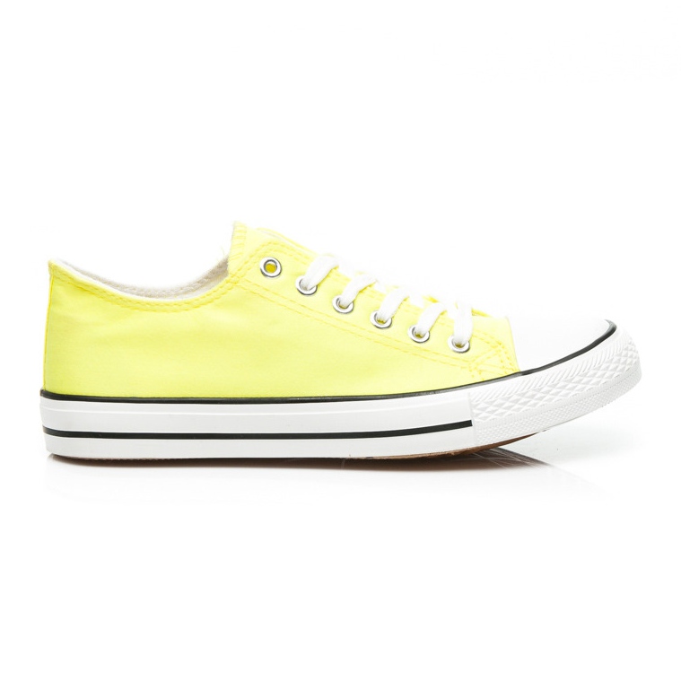 Bona Baskets basses pour femmes jaune
