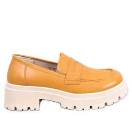 Mocassins plateforme Dench jaunes