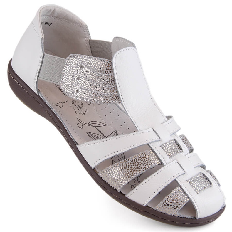 Sandales fermées en cuir femme, beige, T.Sokolski Sandales fermées en cuir femme, beige, T.Sokolski