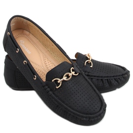 Mocassins femme Nisa Noir le noir