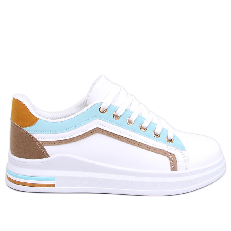 Baskets femme Ateer Bleu blanche Baskets femme Ateer Bleu blanche