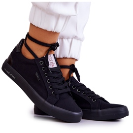 Baskets Femme Tied Cross Jeans JJ2R4039C Noir le noir