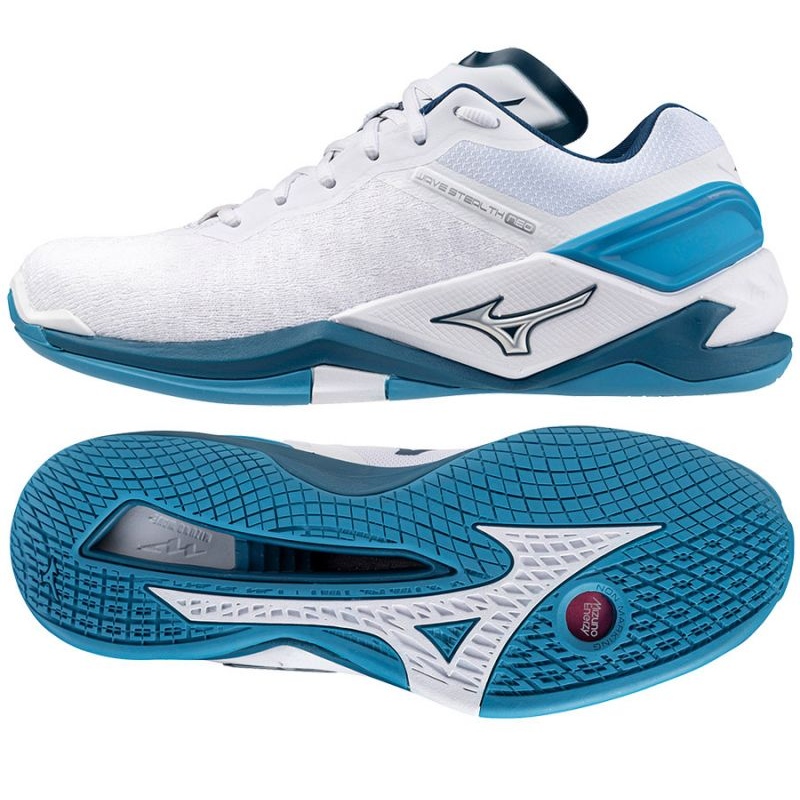 Chaussures de handball Mizuno Wave Stealth Neo M X1GA200086 blanche