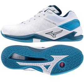 Chaussures de handball Mizuno Wave Stealth Neo M X1GA200086 blanc