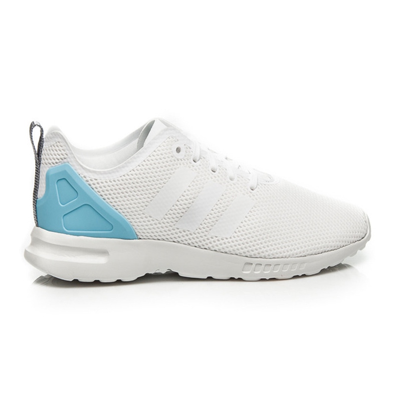Adidas Zx Flux Adv Lisse blanche bleu Adidas Zx Flux Adv Lisse blanche bleu