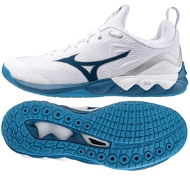 Chaussures de volley-ball Mizuno Wave Luminous 2 M V1GA212086 blanche