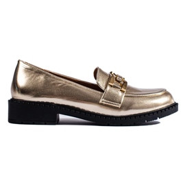 Chaussures dorées pour femmes