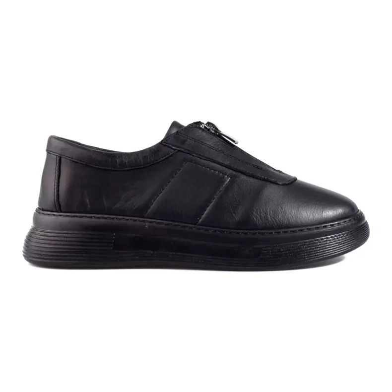 Chaussures pour femmes en cuir noir par T.Sokolski le noir