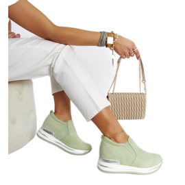 Baskets compensées Alquippa vertes Baskets compensées Alquippa vertes