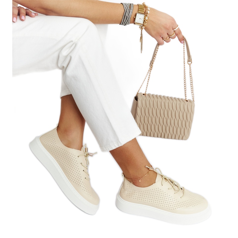 Baskets Laytonville perforées beiges Baskets Laytonville perforées beiges