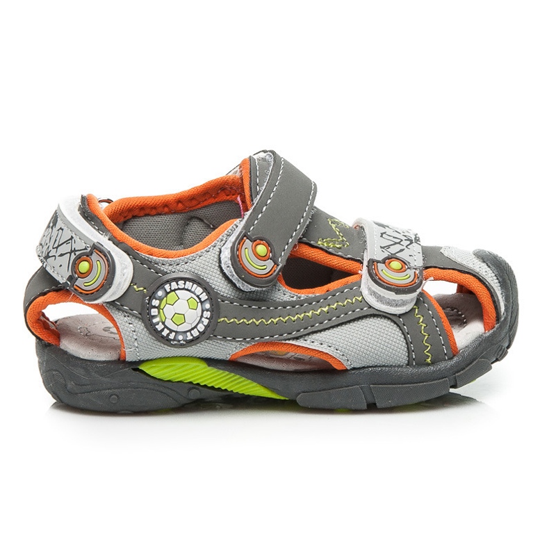 Apawwa Sandales de football gris