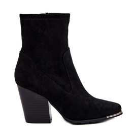 Bottines Femme Noir Sanile le noir