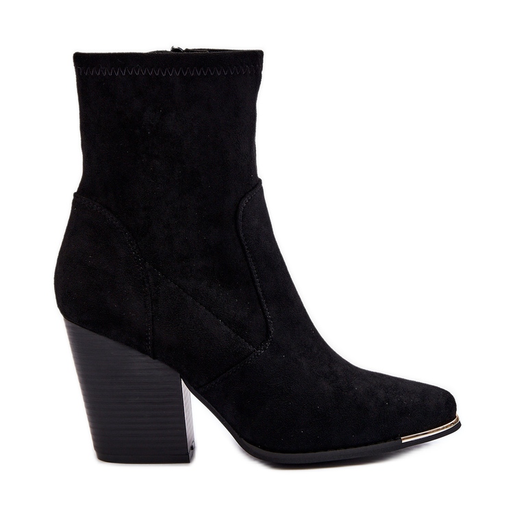 Bottines Femme Noir Sanile le noir