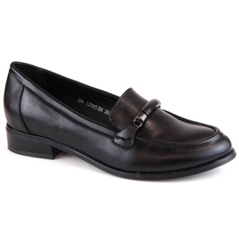 Chaussures à talons bas femme noires Potocki SZ12065