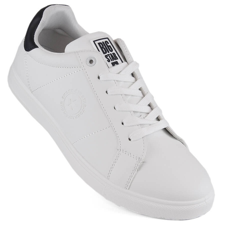 Chaussures de sport blanches pour hommes Big Star NN174282