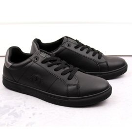 Chaussures de sport noires pour hommes Big Star NN174284
