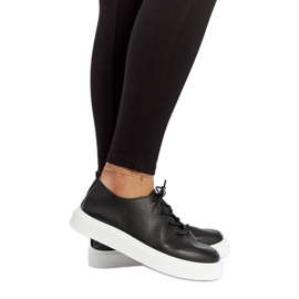 Baskets perforées noires Laytonville le noir