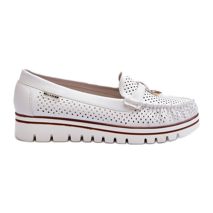 Mocassins Ajourés Femme Blanc Twista blanche Mocassins Ajourés Femme Blanc Twista blanche