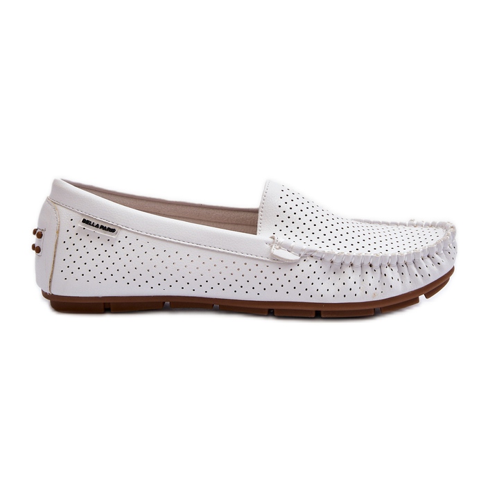 Mocassins Ajourés Femme Blanc Rasirna blanche Mocassins Ajourés Femme Blanc Rasirna blanche