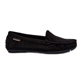 Mocassins Ajourés Femme Noir Rasirna le noir