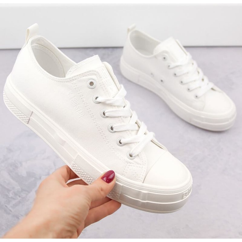 Baskets à plateforme Big Star W INT1963A, blanc blanche