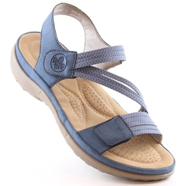 Sandales confortables Rieker W RKR587 bleues