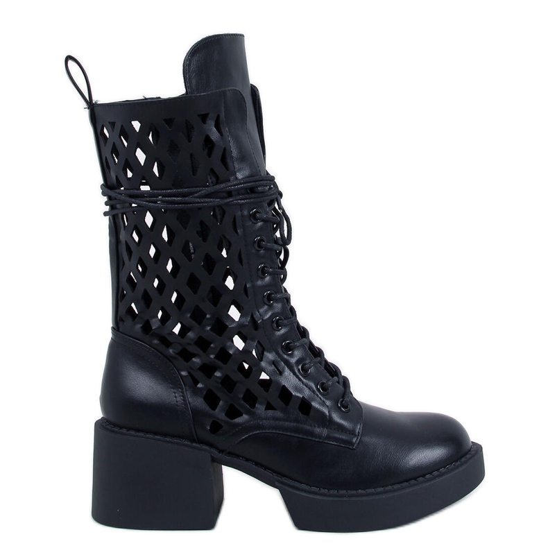 Bottines ajourées Vines Nero le noir