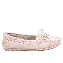 Wards Mocassins en daim beige Wards Mocassins en daim beige