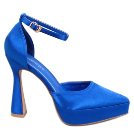 Escarpins à plateforme Carlie Navy bleu
