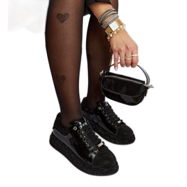 Baskets Goe NN2N4010 noires avec strass