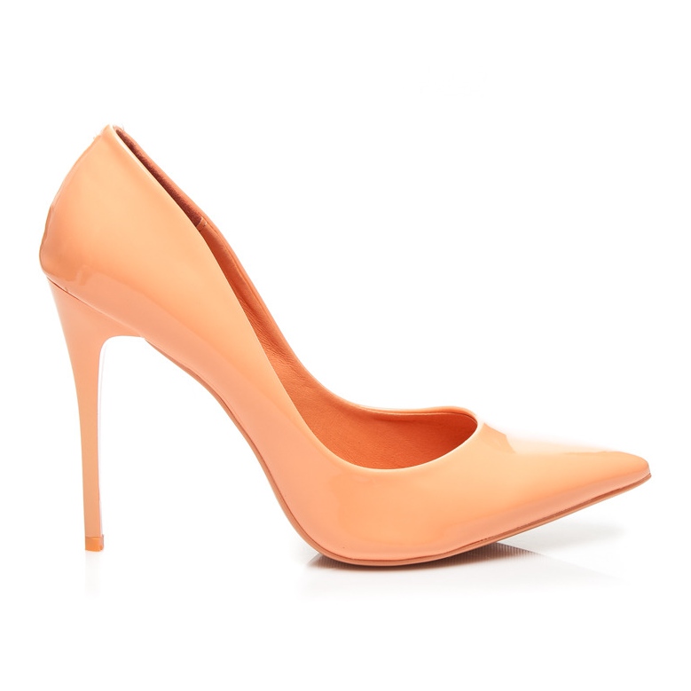 Yes Mile Talons hauts femme bianca orange