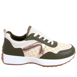 Baskets vertes Akira beige Baskets vertes Akira beige