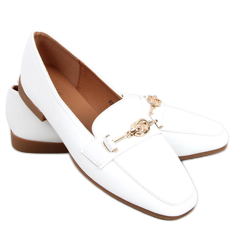 Mocassins femme Tansy White blanche