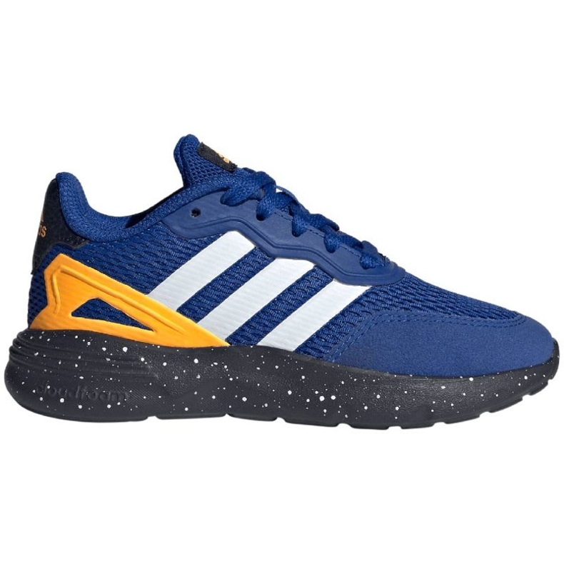 Chaussures Adidas Nebzed Lifestyle Lace Running Jr ID2456 bleu