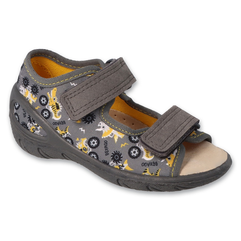 Befado chaussures pour enfants pu 063X012 gris Befado chaussures pour enfants pu 063X012 gris