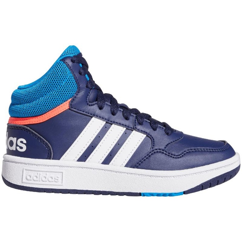 Chaussures Adidas Hoops Mid GW0400 bleu
